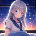 ピクセルちゃんの夜 2枚目