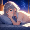 ピクセルちゃんの夜 3枚目