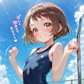 スク水今昔　モデル:コフィちゃん 3枚目