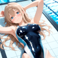 桜井ありす・競泳水着の女神 2枚目