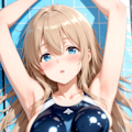 桜井ありす・競泳水着の女神 3枚目
