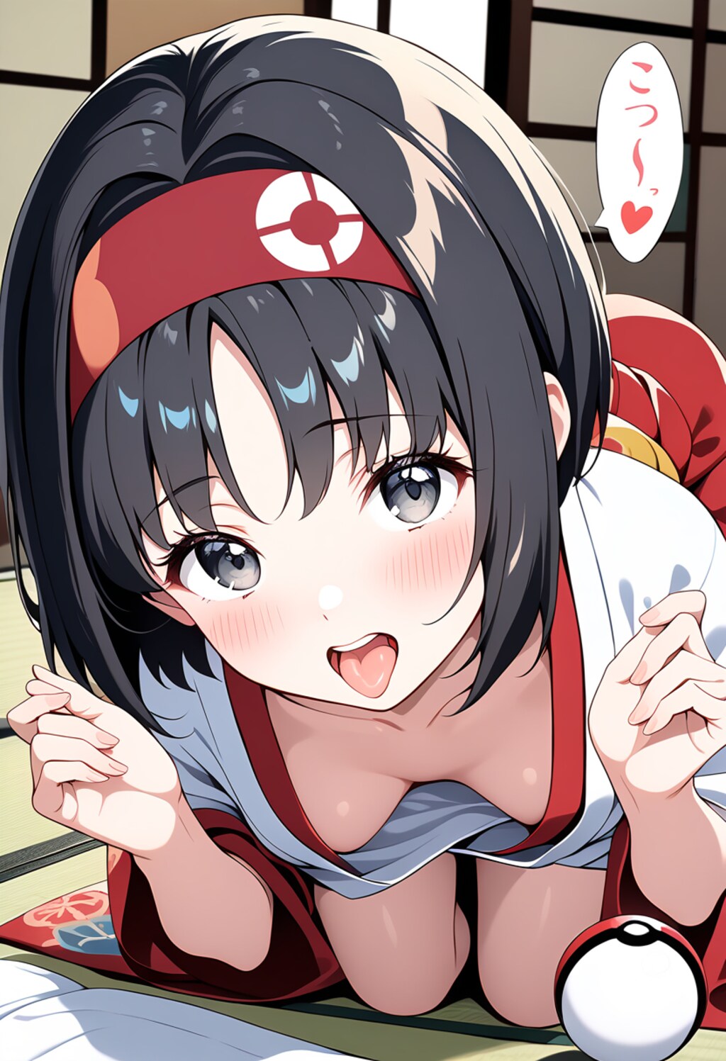 はだけた着物　0311