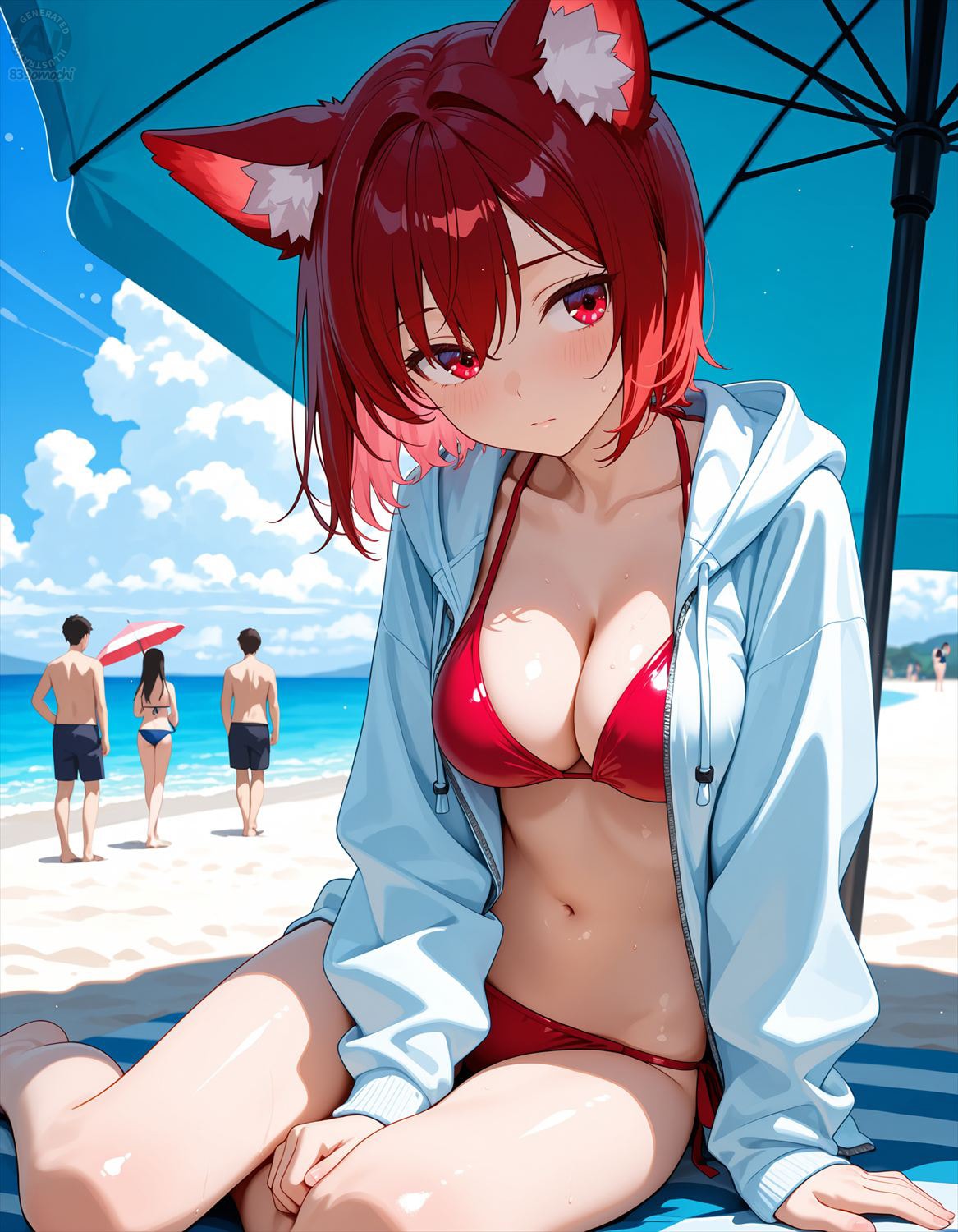 五田三姉妹と海へ！