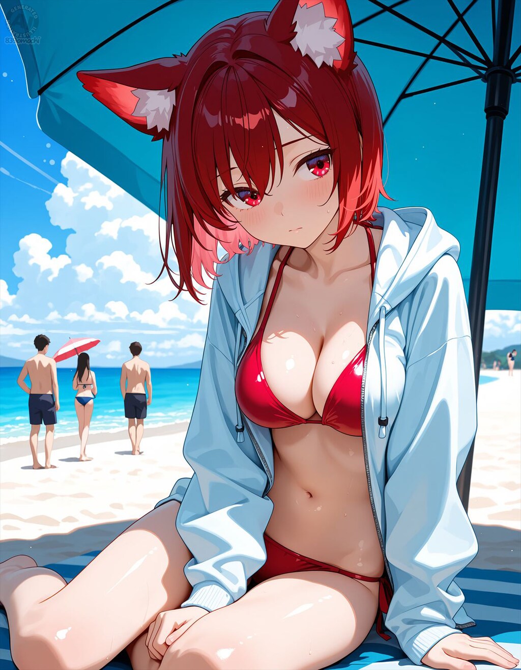 五田三姉妹と海へ！