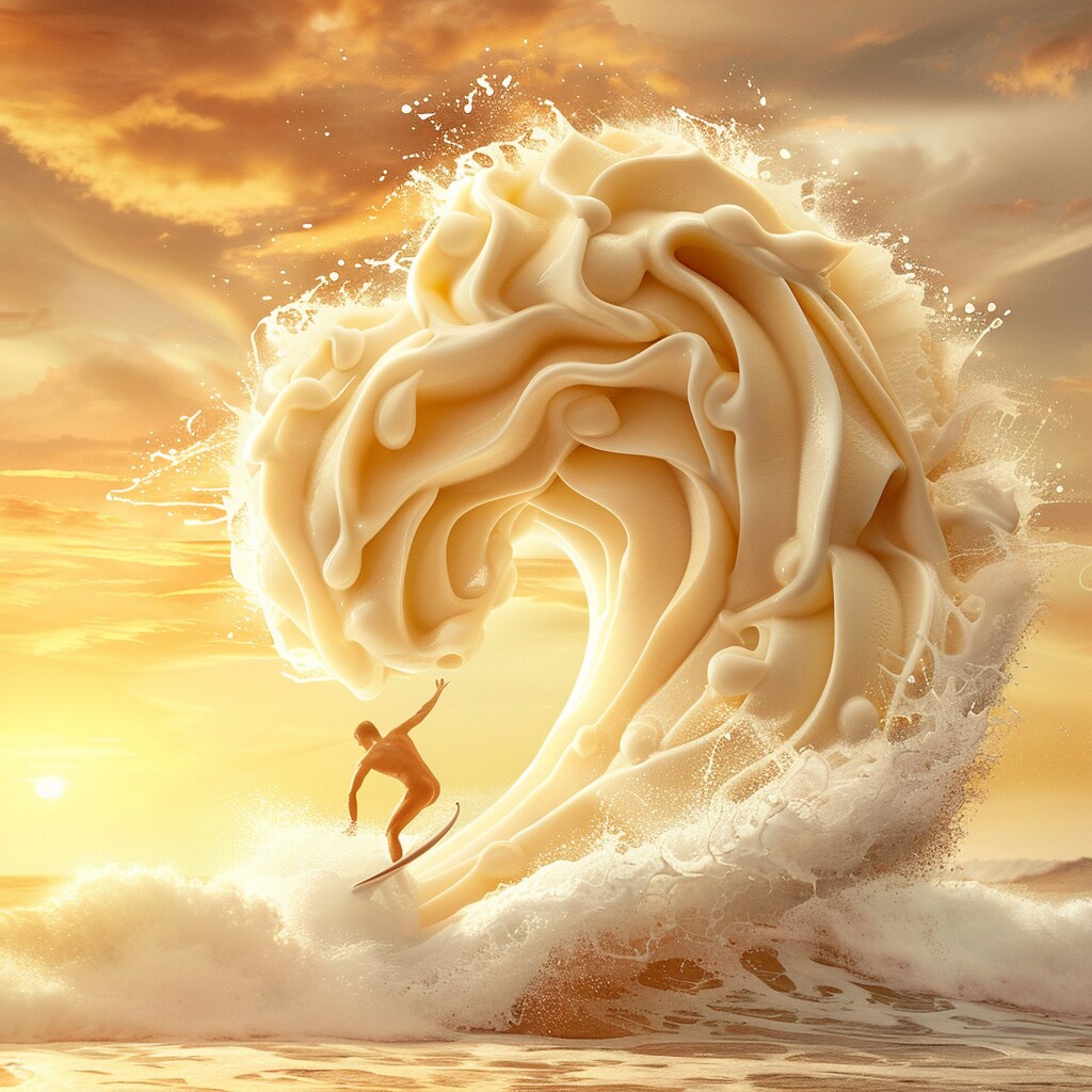 ソフトクリームサーフィン | の人気AIイラスト・グラビア