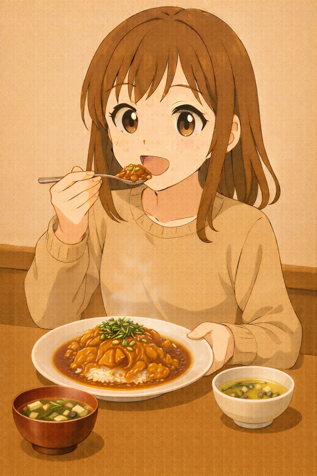 牛すじ煮込みのっけご飯