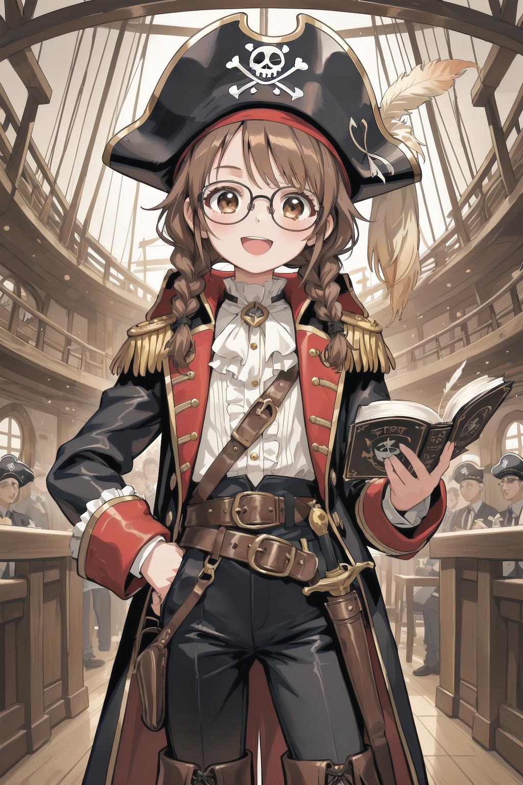 読み聞かせ会・海賊船で読み聞かせ！