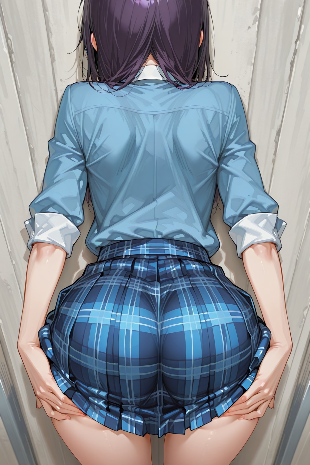 突き出されたお尻