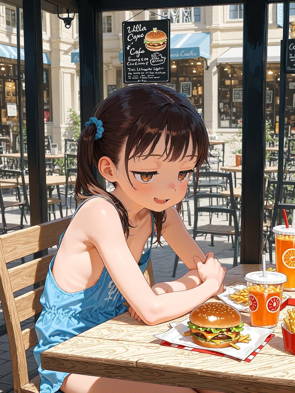 ジト目ちゃんとランチ