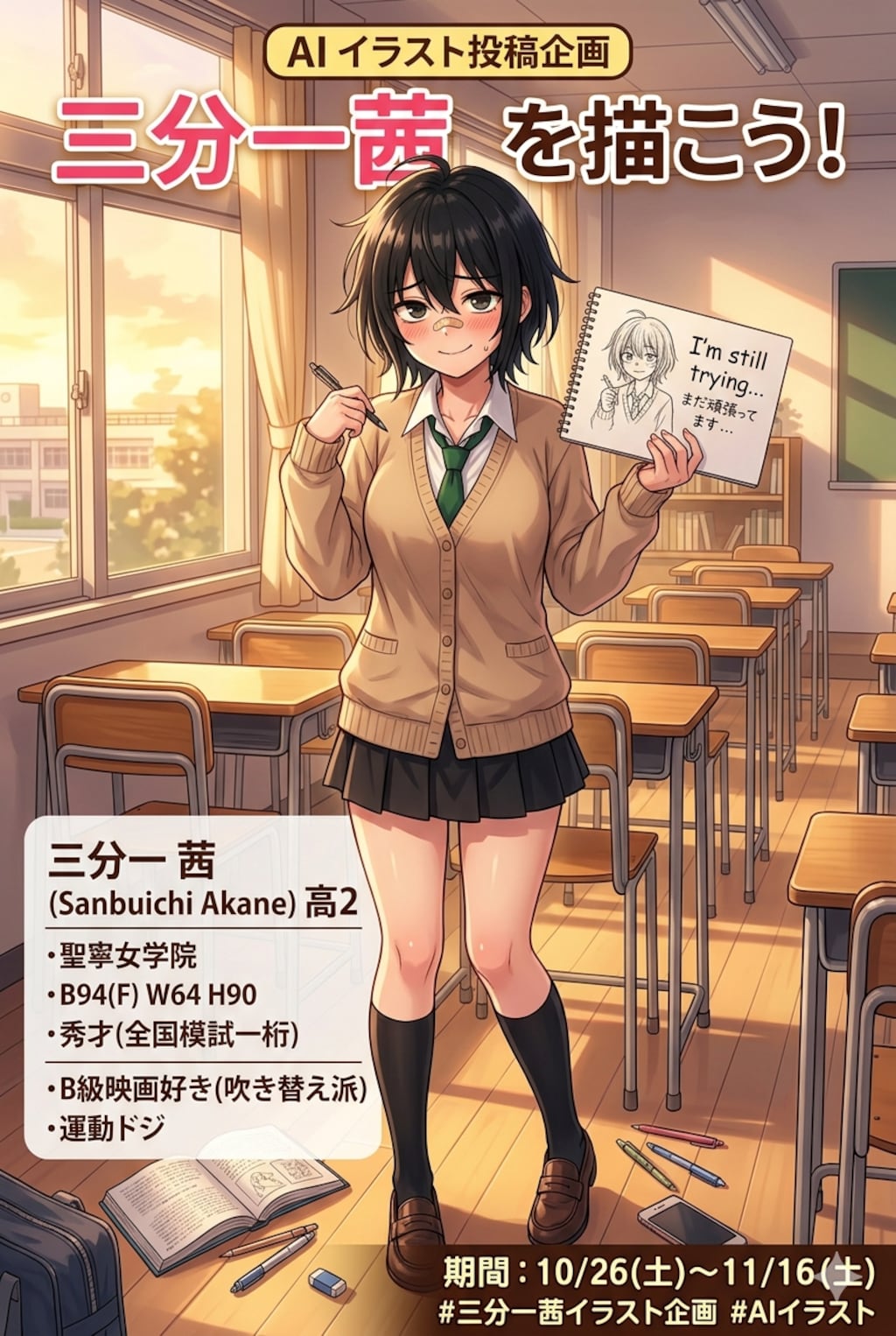 うちの子の、三分一茜 企画参加投稿