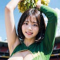 チアっぽいのでポロリ 7枚目