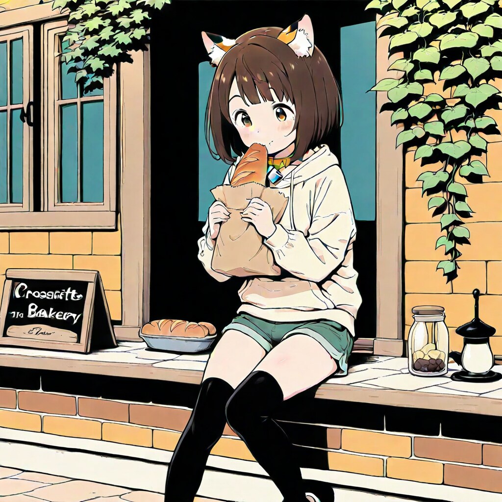 美味しいパン屋 | の人気AIイラスト・グラビア