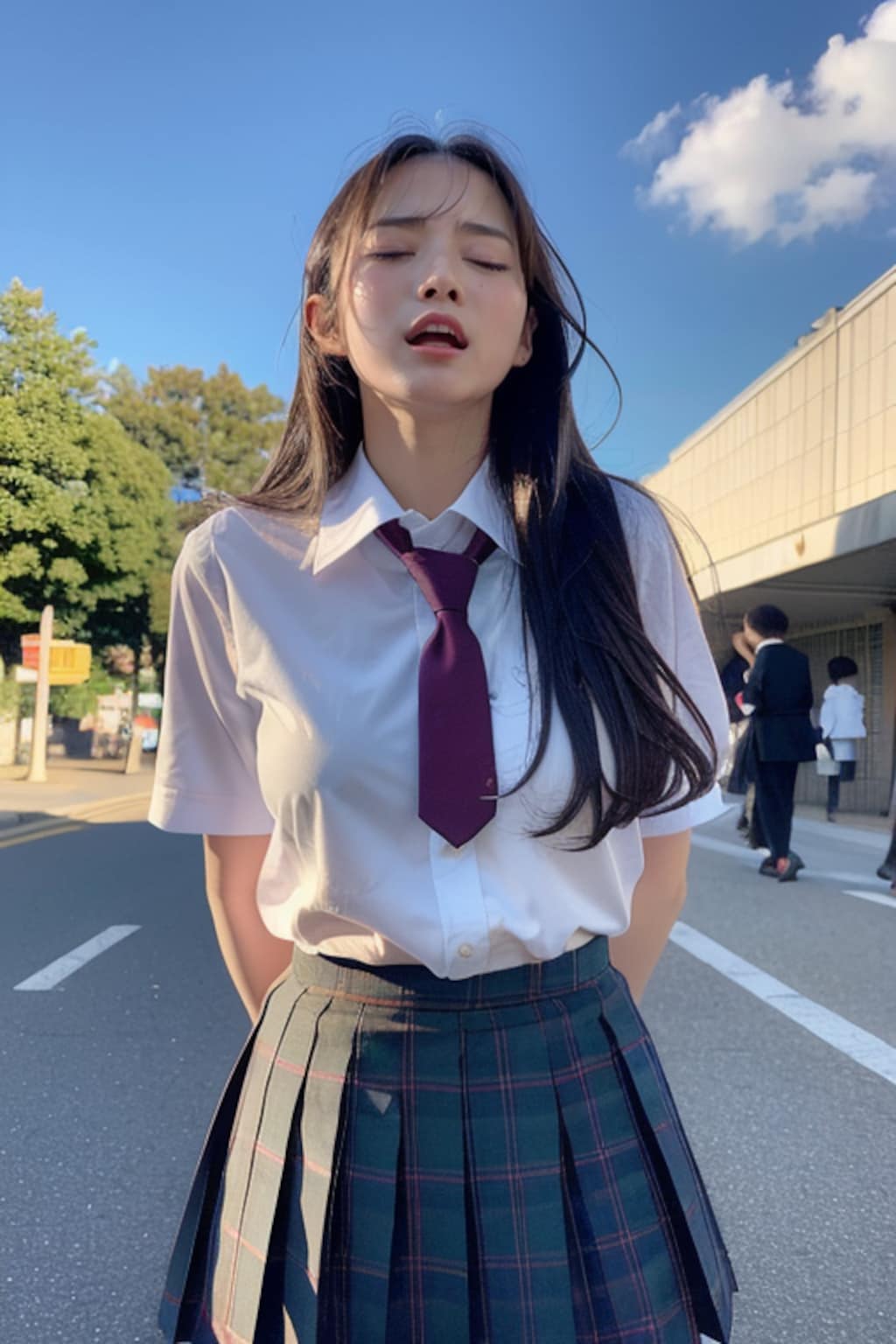 街中でローター付けて歩かせてみた