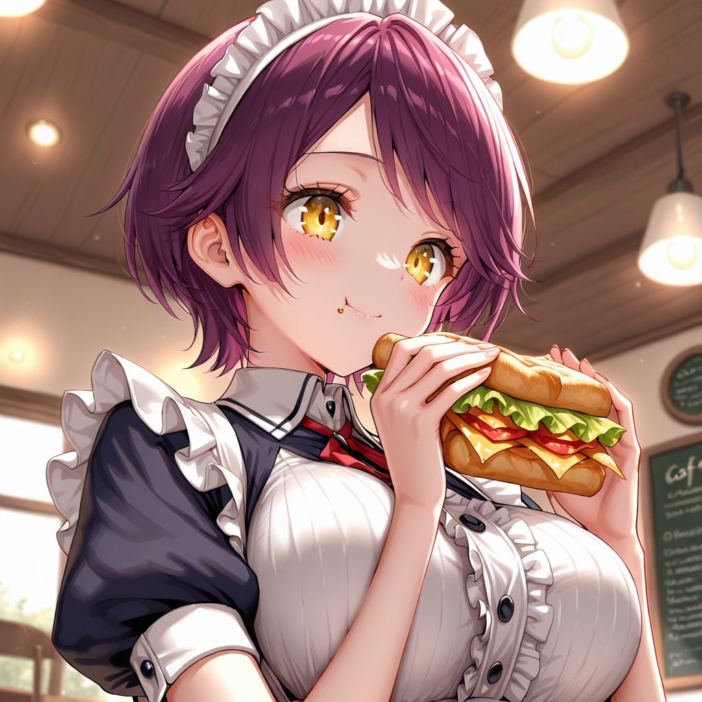 こんにちは（挨拶メイドの芽衣ちゃん）