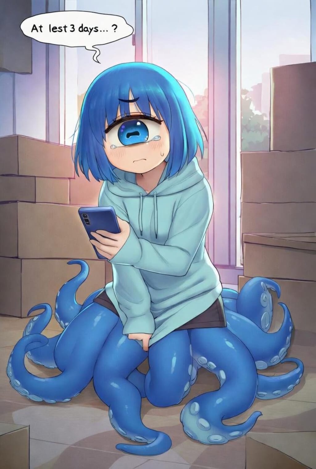 単眼スキュラ　新生活ですぐにネットを繋げようとするが．．．