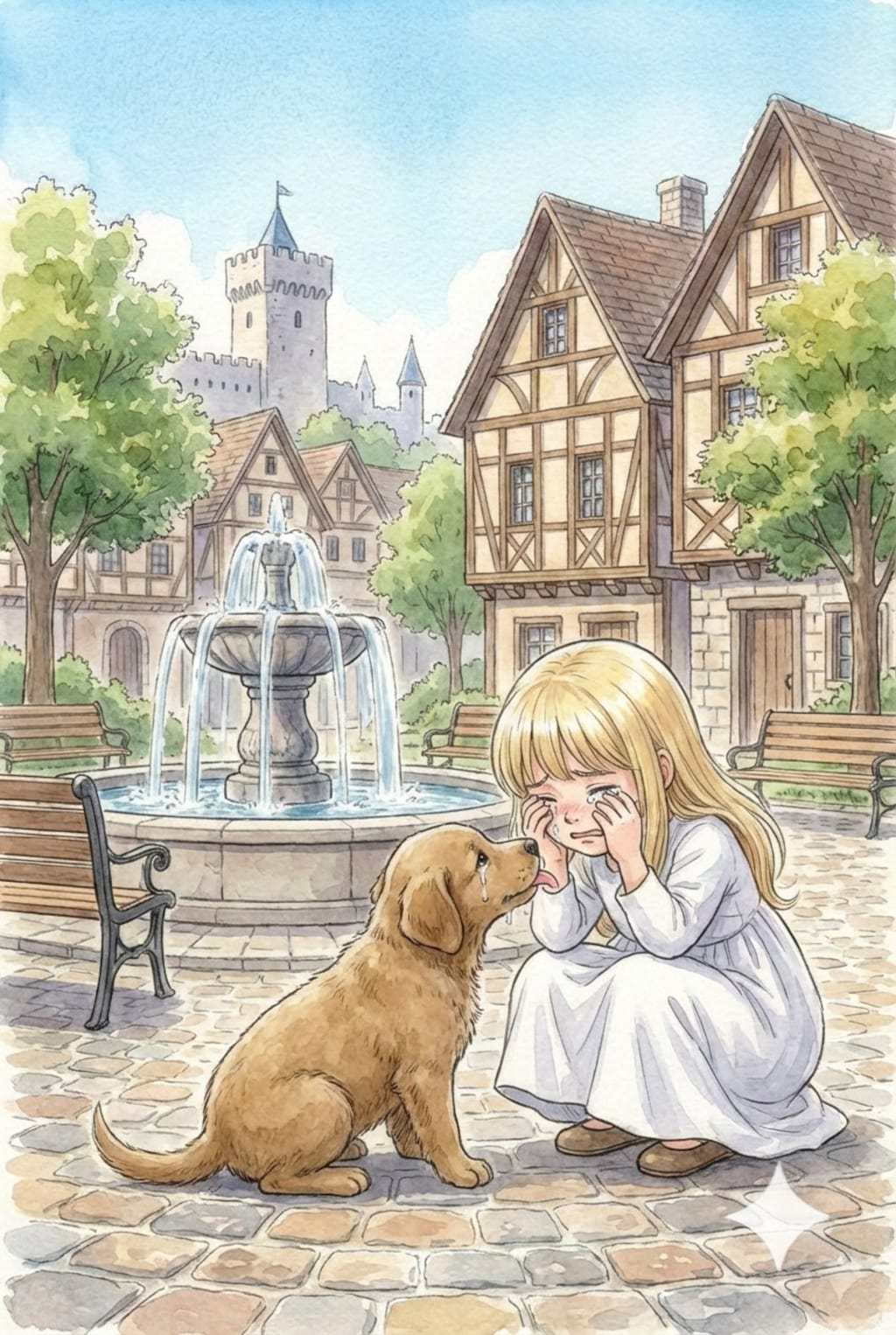 迷子。「あっ、わんわ！」/「リリアーナ！どこだい？！」「リリィ、返事をして！」