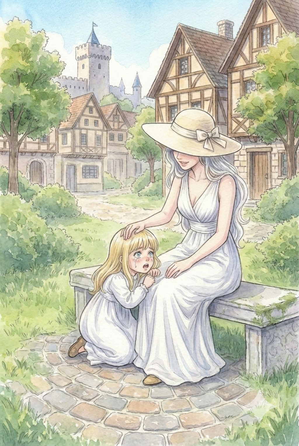 迷子。「あっ、わんわ！」/「リリアーナ！どこだい？！」「リリィ、返事をして！」