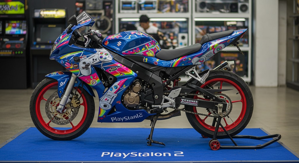 プレイステーション2カラー　スズキ隼　　リメイク版