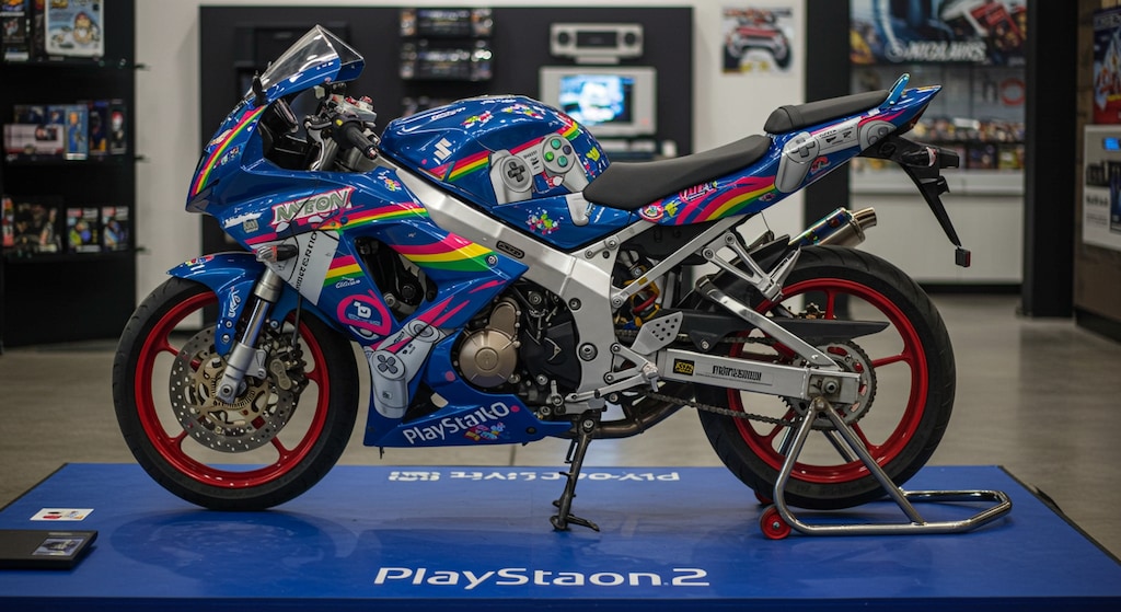 プレイステーション2カラー　スズキ隼　　リメイク版