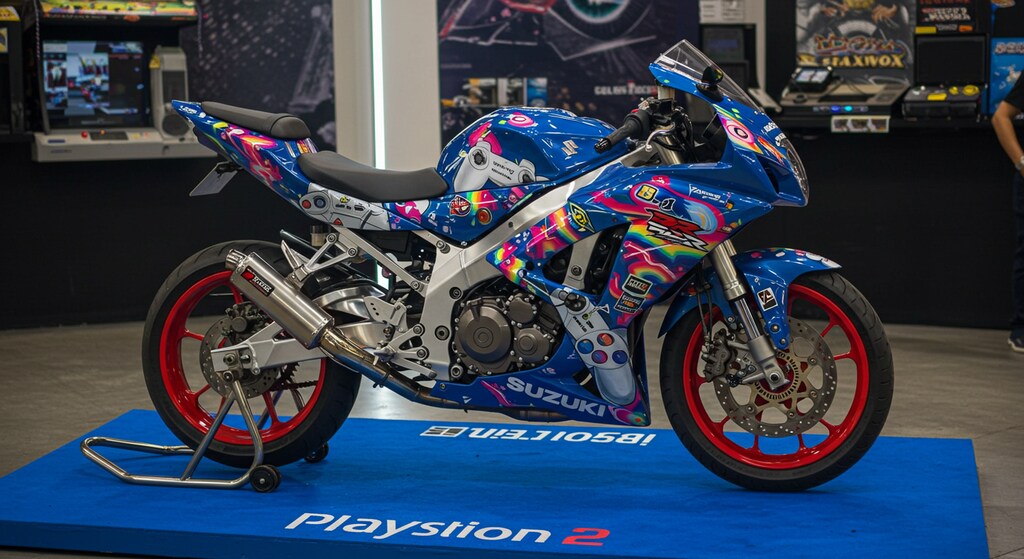 プレイステーション2カラー　スズキ隼　　リメイク版