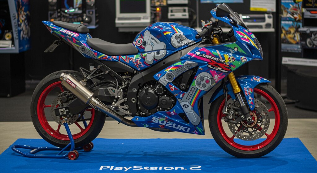 プレイステーション2カラー　スズキ隼　　リメイク版