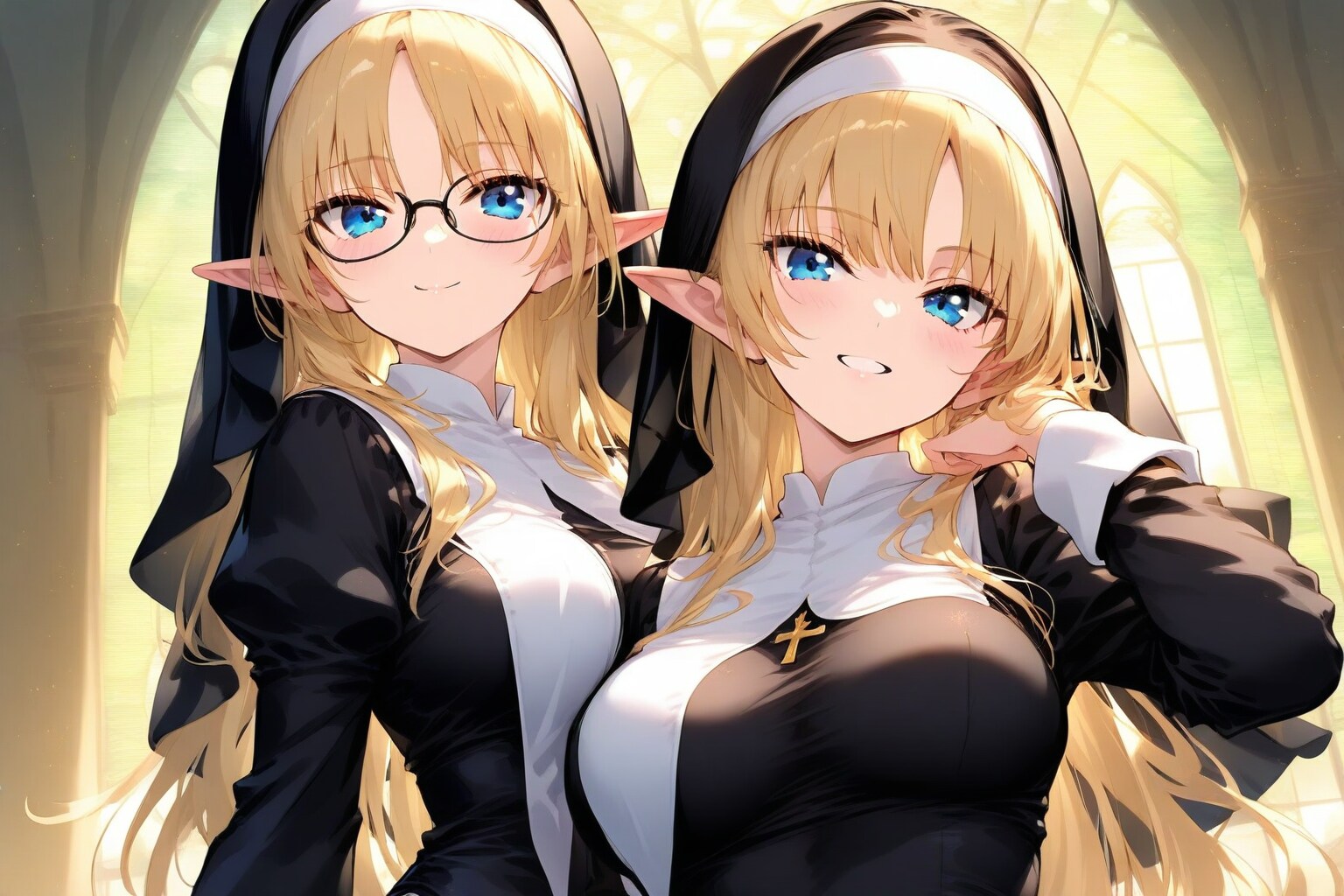 どちらに懺悔しますか？ | の人気AIイラスト・グラビア