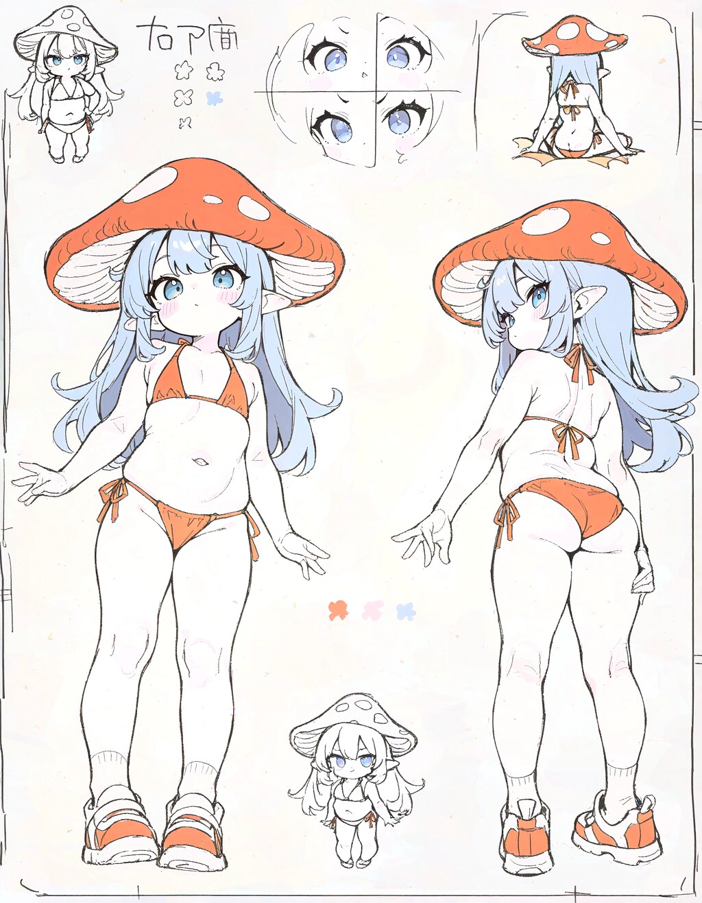 mushroom girl