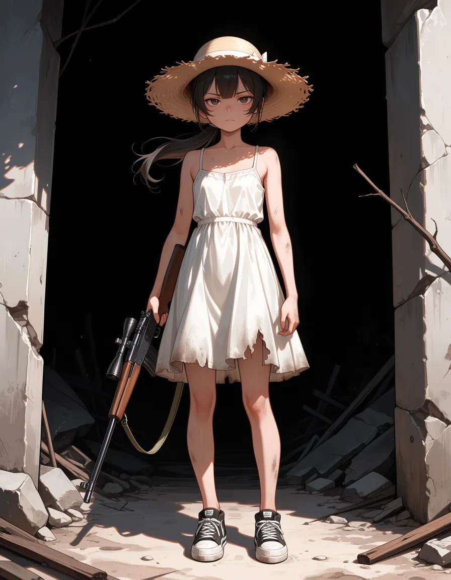廃墟の子鬼は退治せねば