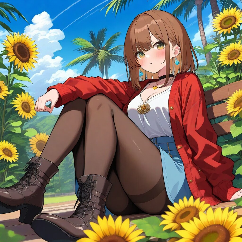 日本語生成：ひまわり（プリズム）