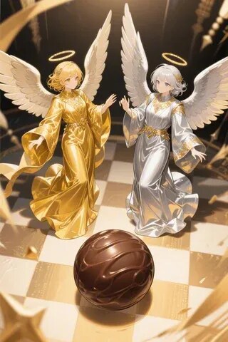 金と銀のエンゼル140 | の人気AIイラスト・グラビア