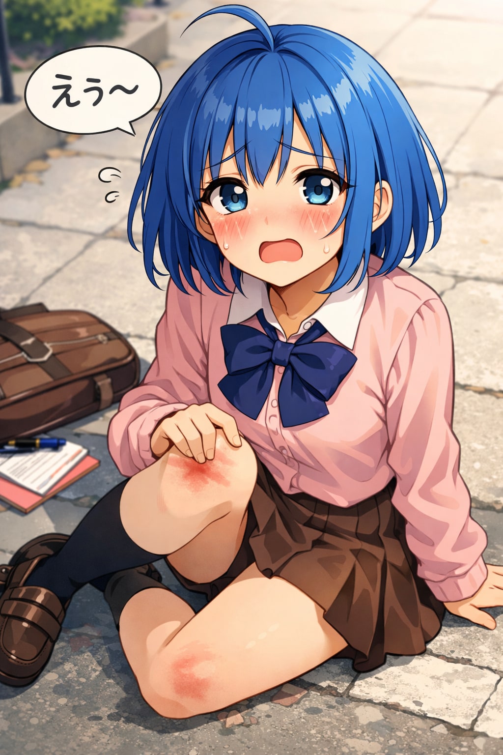 代理ちゃんが転んだ | の人気AIイラスト・グラビア