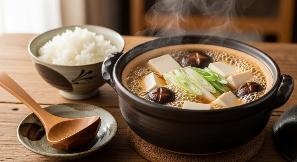 摩訶不思議食堂の湯豆腐セット