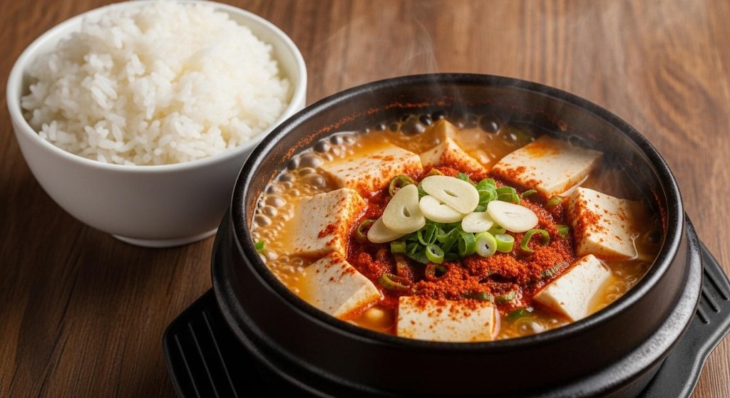 摩訶不思議食堂の湯豆腐セット