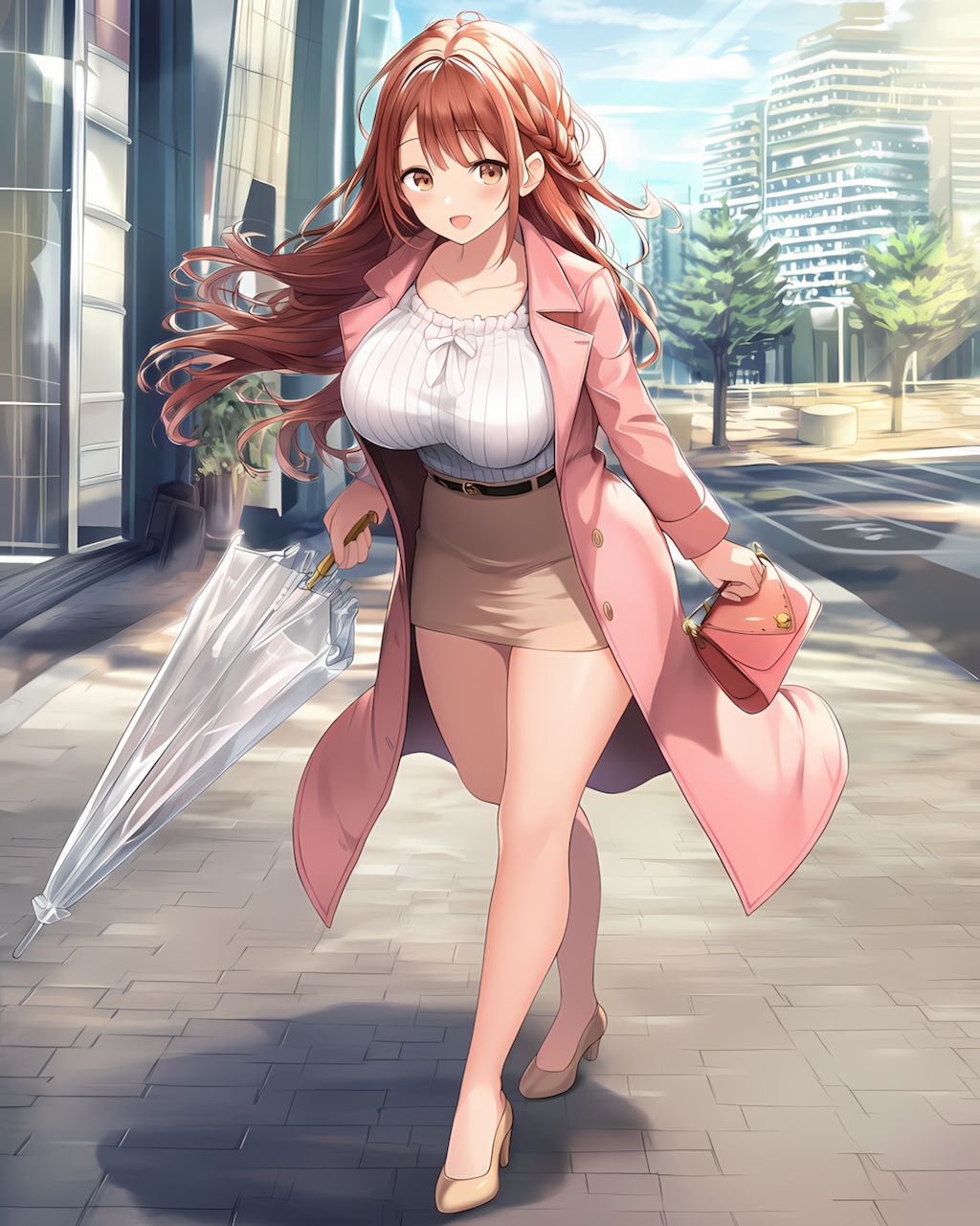 雨の日も、トレンチコートでおしゃれに☂️✨