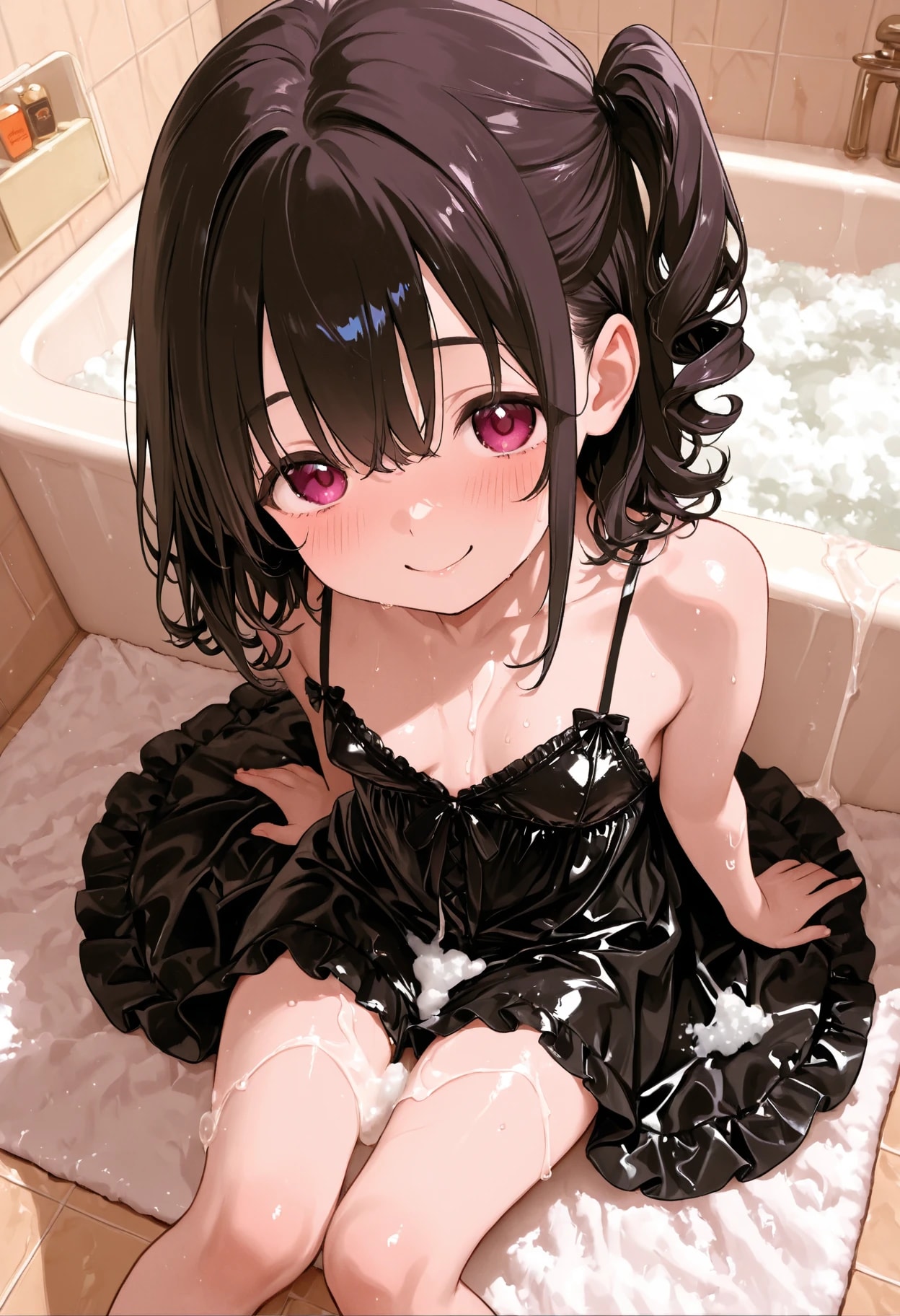 お風呂屋さんの女の子