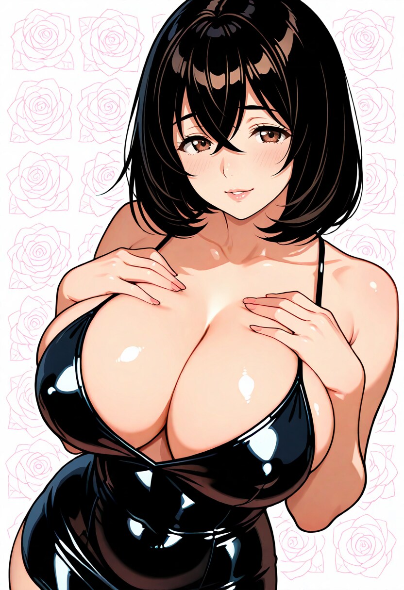 バラとレザー
