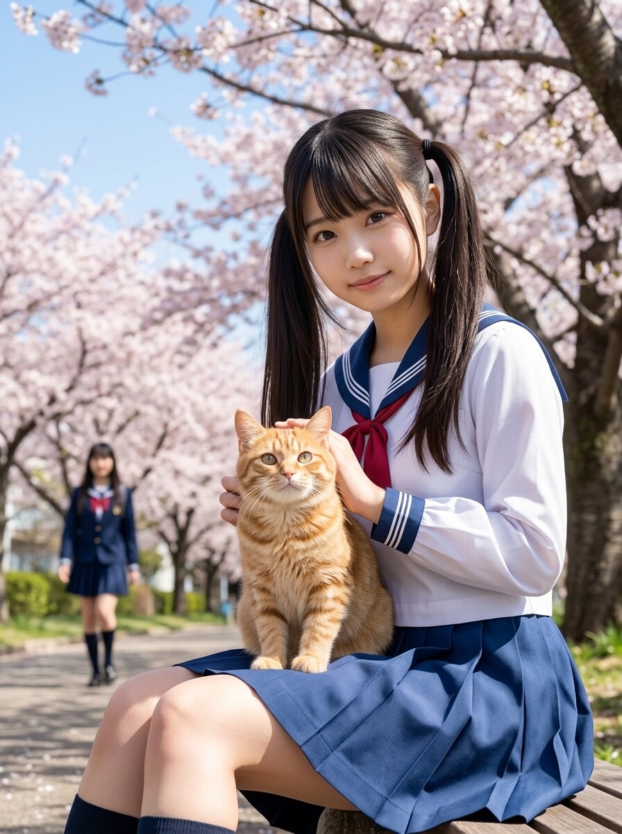 黒ツイさん。桜