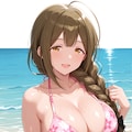 文香と千雪のおっぱいビキニin夏のビーチ まとめ 5枚目
