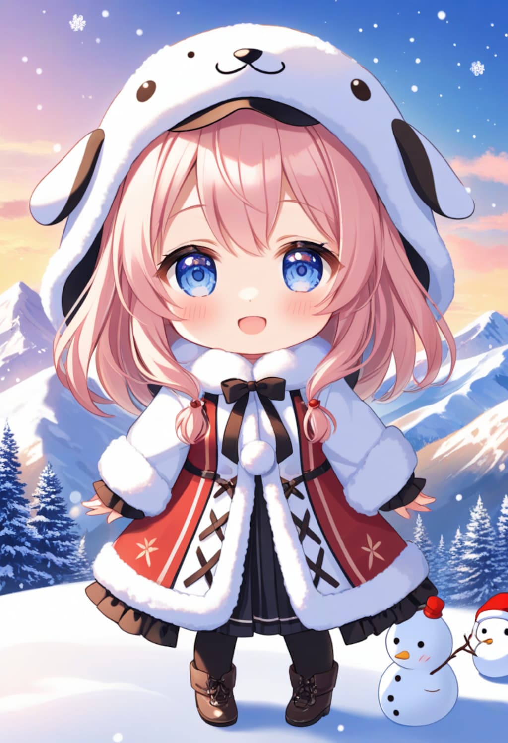 ごっこ（雪山）