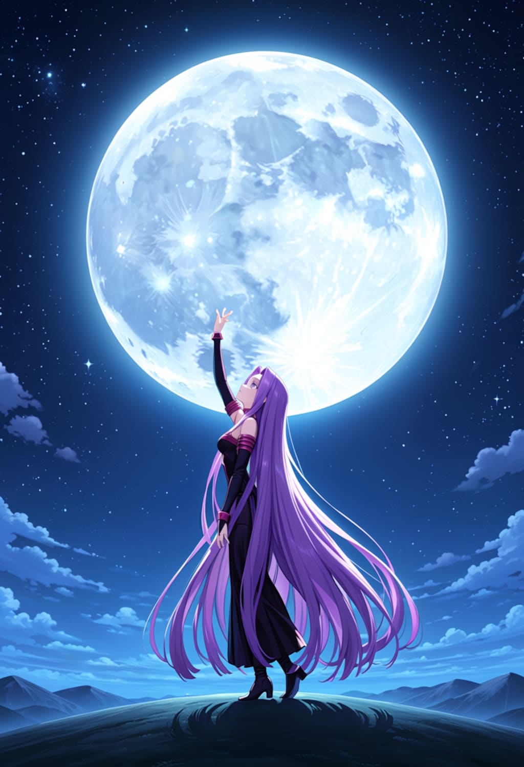 月夜に手を伸ばして