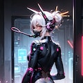 【二次元】サイバーパンクガール 3枚目