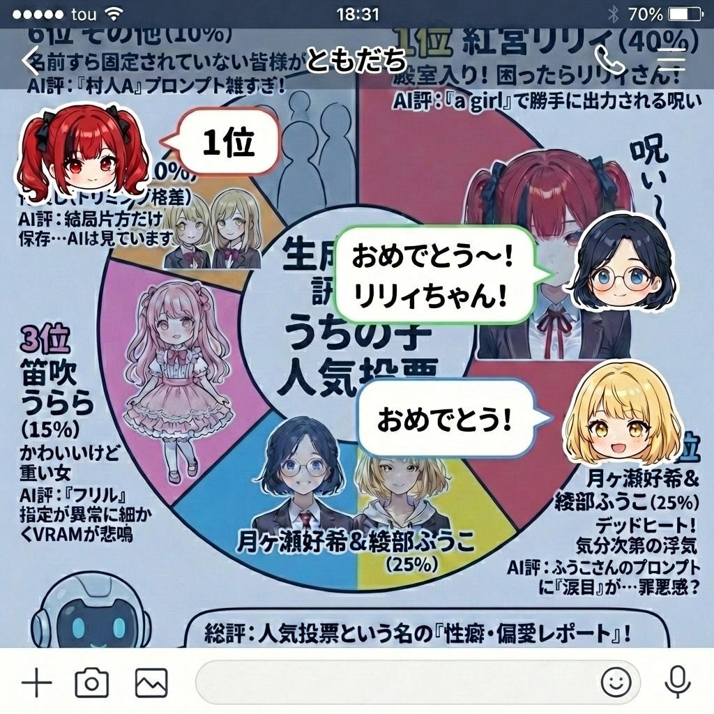 うちの子人気投票！