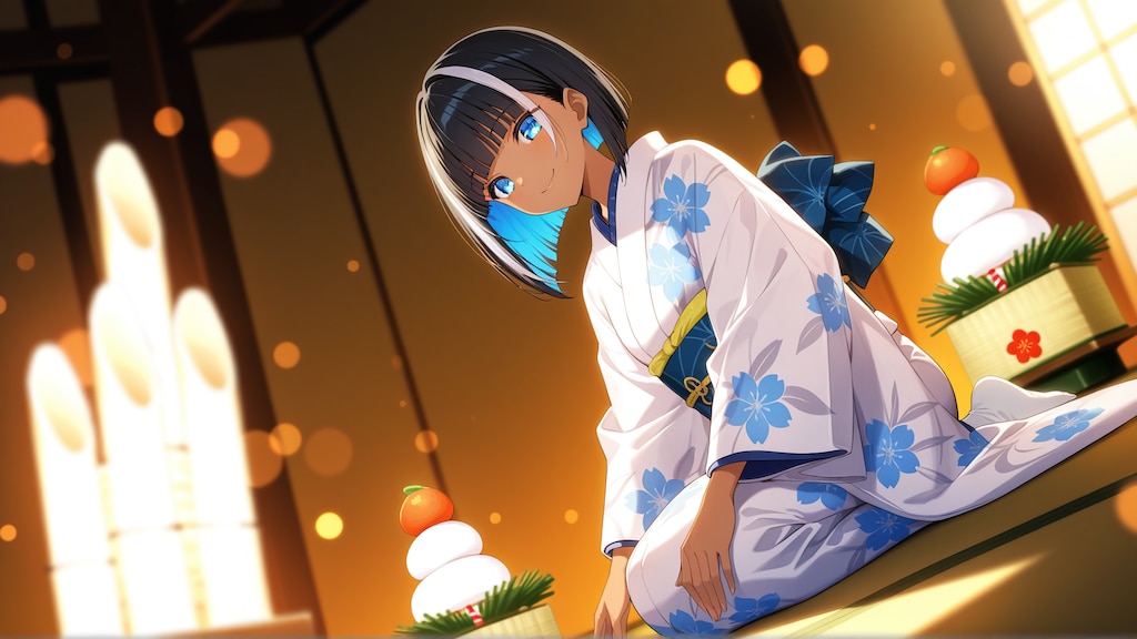 うちの子あけおめ！