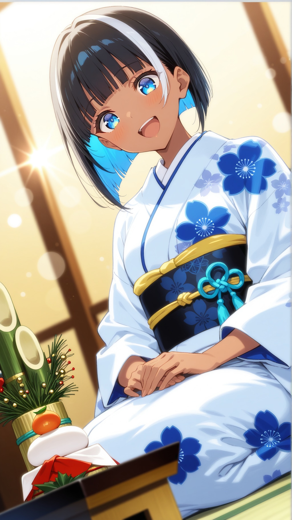 うちの子あけおめ！