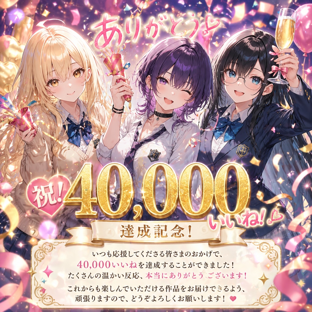 ちちぷ〜い♪ 40,000いいね ありがとうございます！！