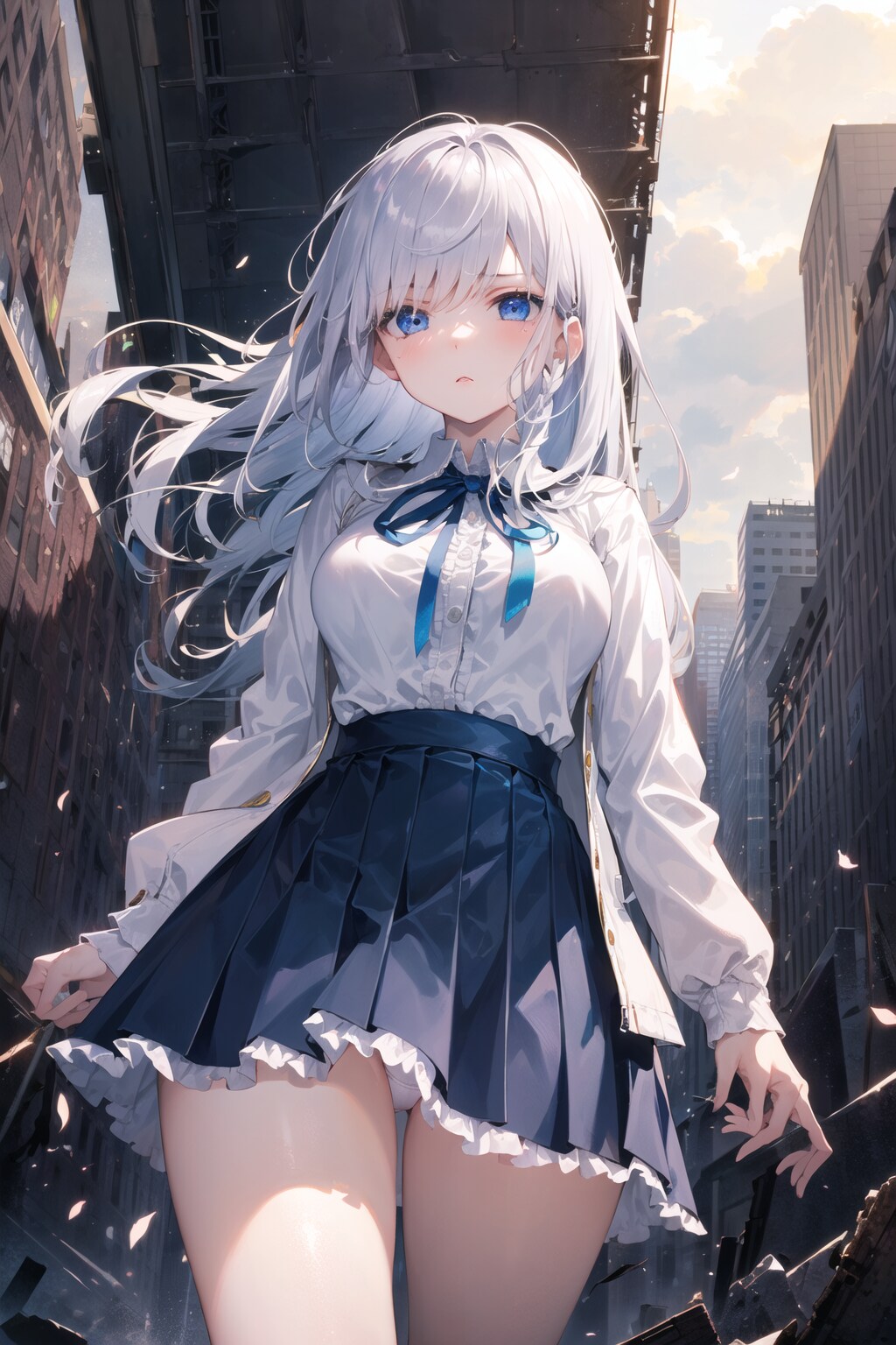 銀髪ちゃん・ローアングル