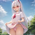 おもらしじゃないもん！汗かいただけ！ 4枚目