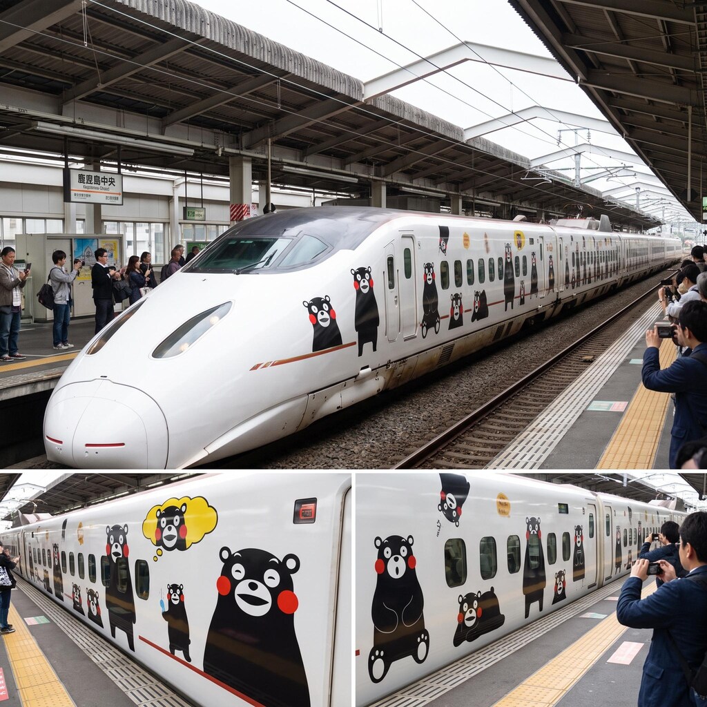 新幹線「くまモンアドベンチャー号」AI版