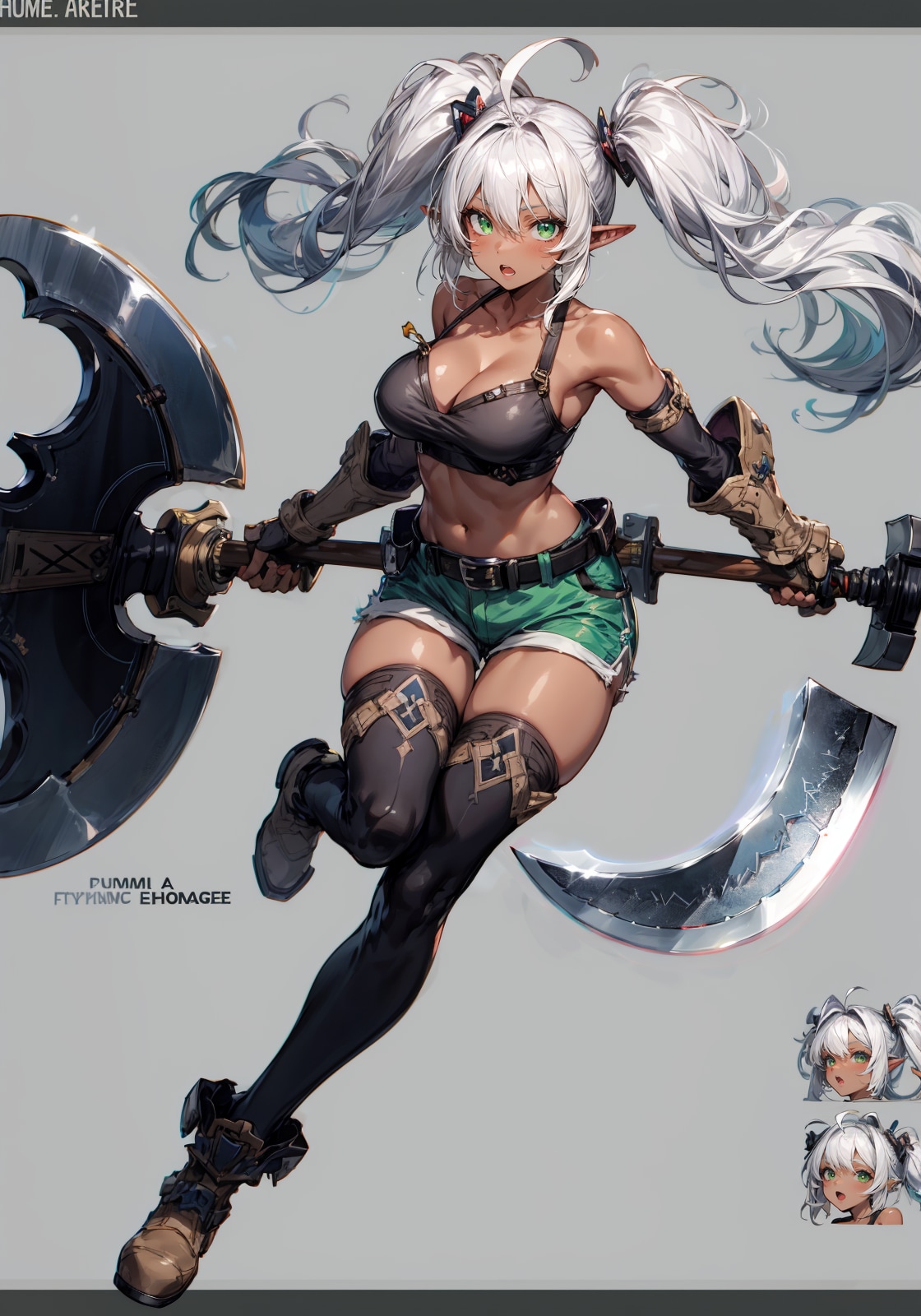 前衛系エルフ