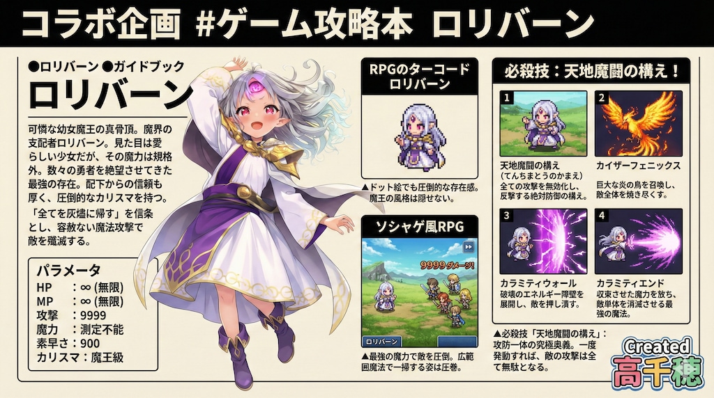 ゲーム攻略本　ロリバーン